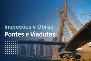 a imagem mostra a ponte estaiada